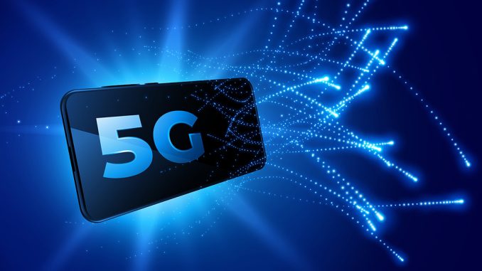 5G mobile technology fifth generation telecom network background